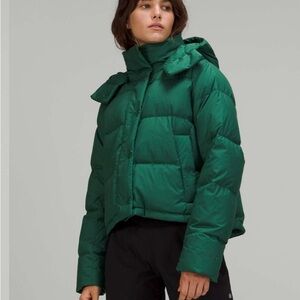 Lululemon Green Wunder Puff Jacket